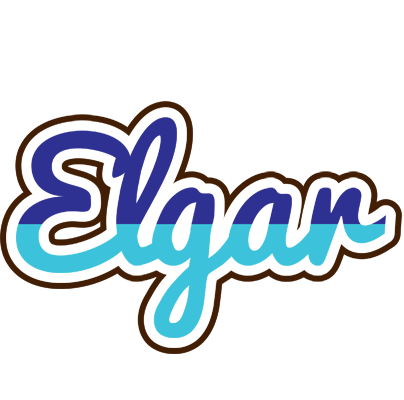 Elgar raining logo