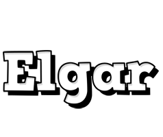 Elgar snowing logo