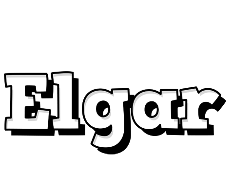 Elgar snowing logo