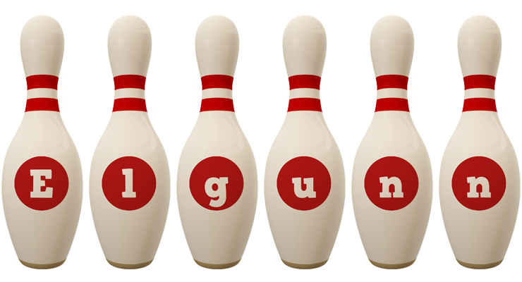 Elgunn bowling-pin logo