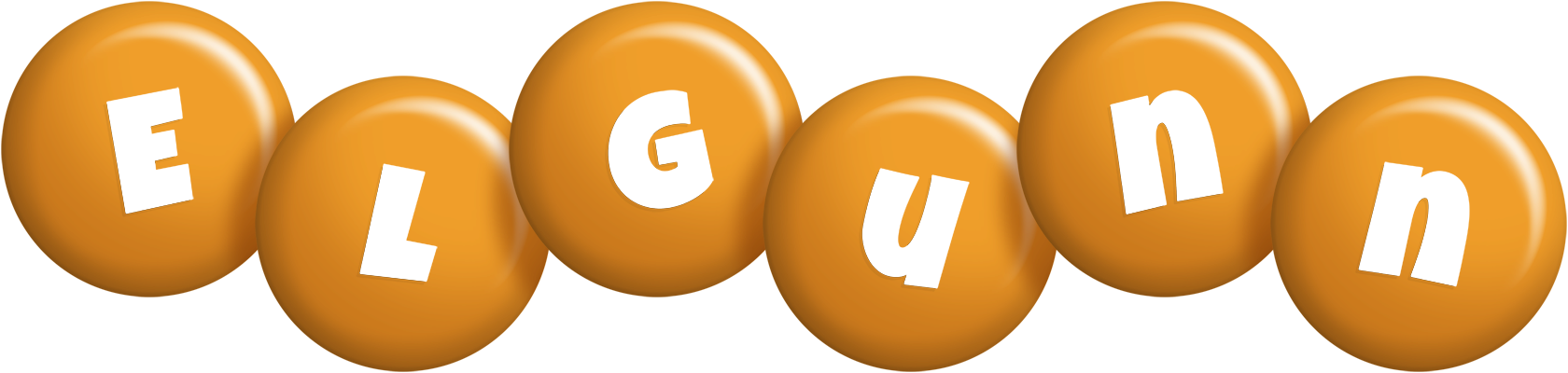Elgunn candy-orange logo