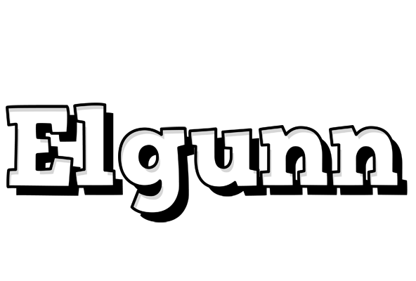 Elgunn snowing logo