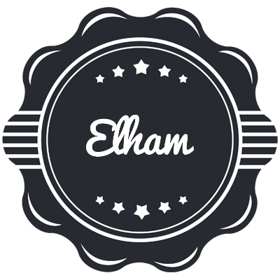 Elham badge logo