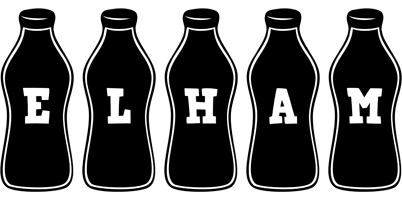 Elham bottle logo