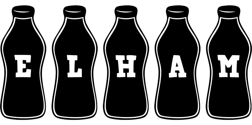 Elham bottle logo