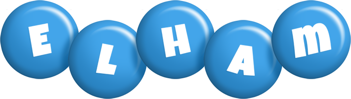 Elham candy-blue logo