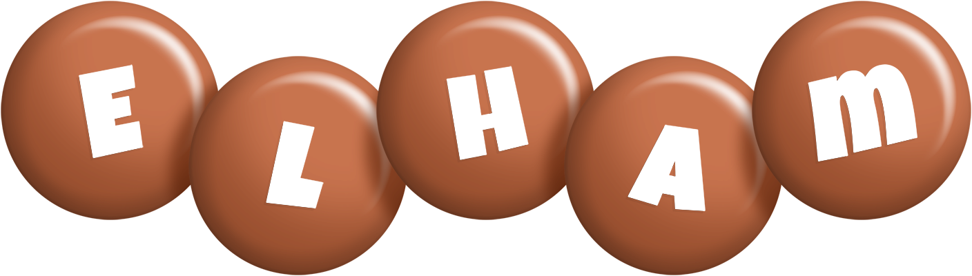 Elham candy-brown logo