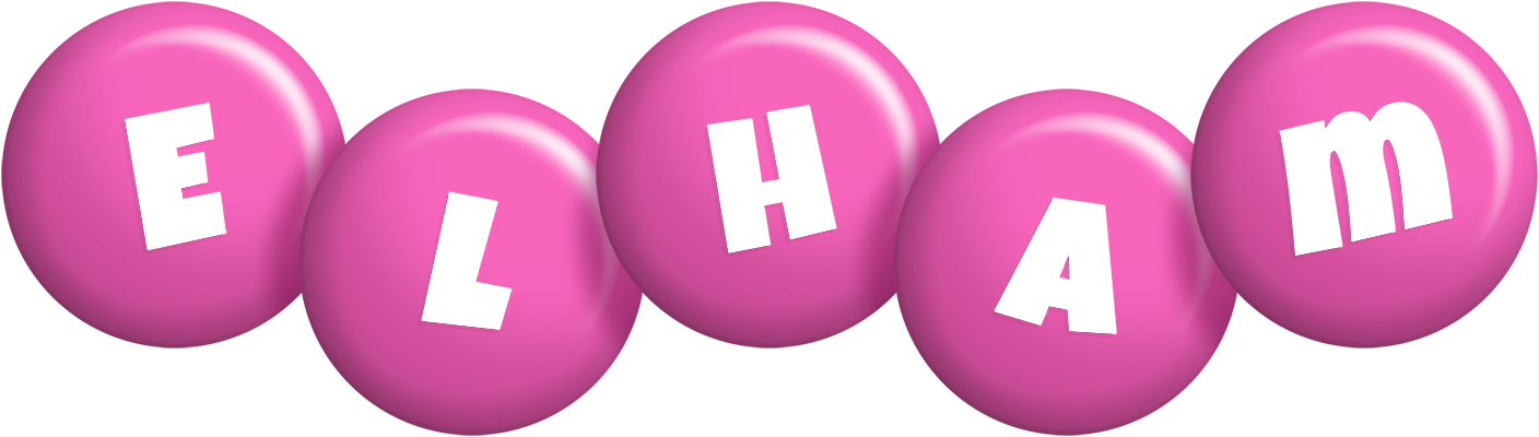 Elham candy-pink logo