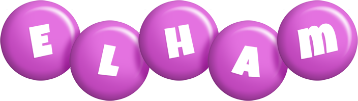 Elham candy-purple logo