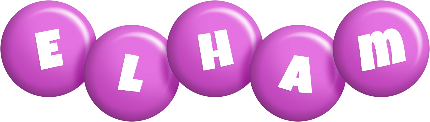 Elham candy-purple logo