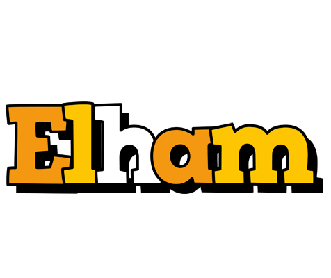 Elham cartoon logo
