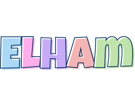 Elham pastel logo