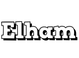 Elham snowing logo