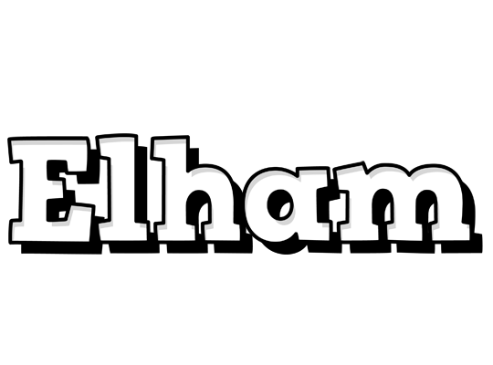 Elham snowing logo