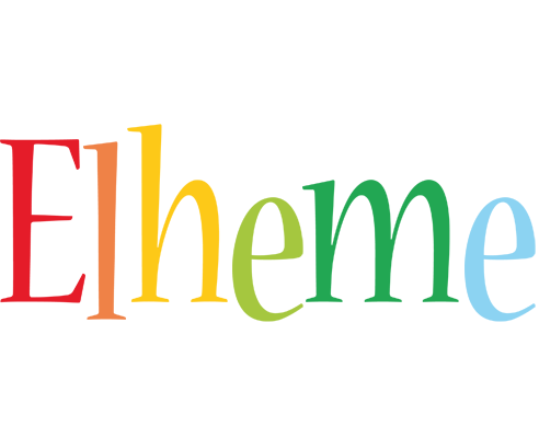 Elheme birthday logo