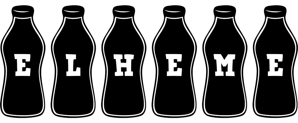 Elheme bottle logo