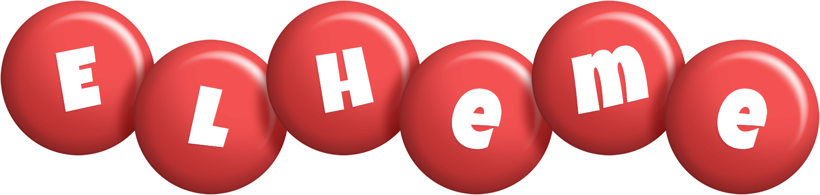 Elheme candy-red logo