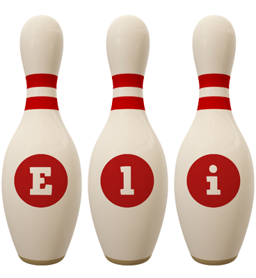 Eli bowling-pin logo