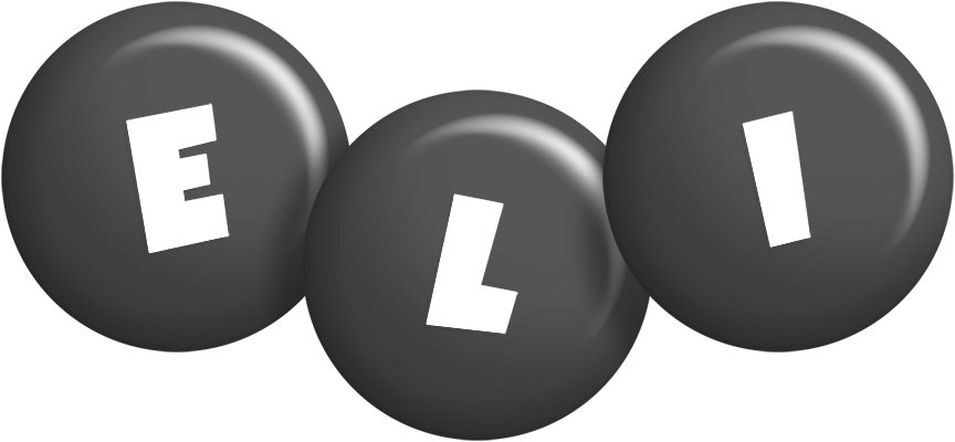 Eli candy-black logo
