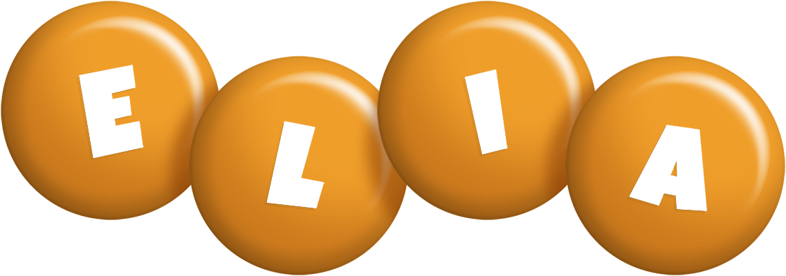 Elia candy-orange logo