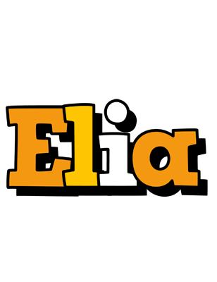 Elia cartoon logo