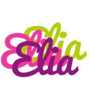 Elia flowers logo