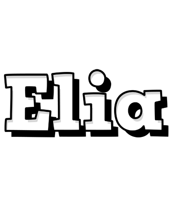 Elia snowing logo