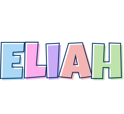 Eliah pastel logo