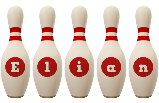 Elian bowling-pin logo