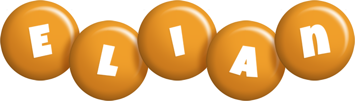 Elian candy-orange logo