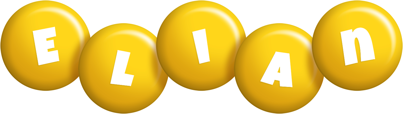Elian candy-yellow logo