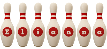 Elianna bowling-pin logo