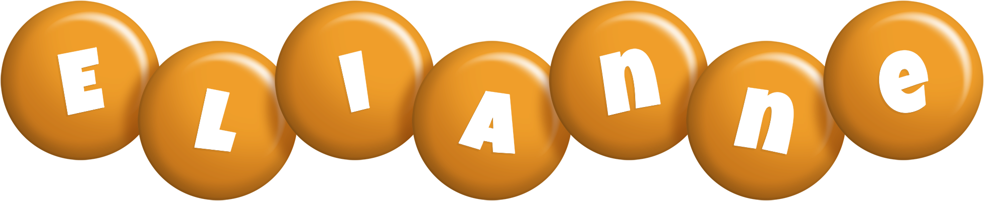 Elianne candy-orange logo