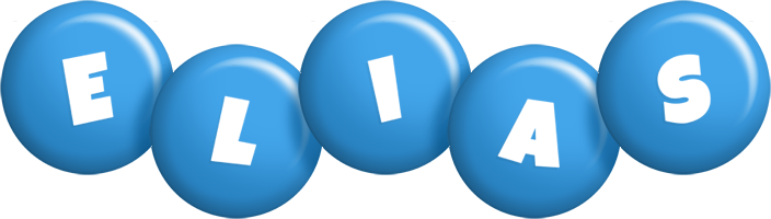 Elias candy-blue logo