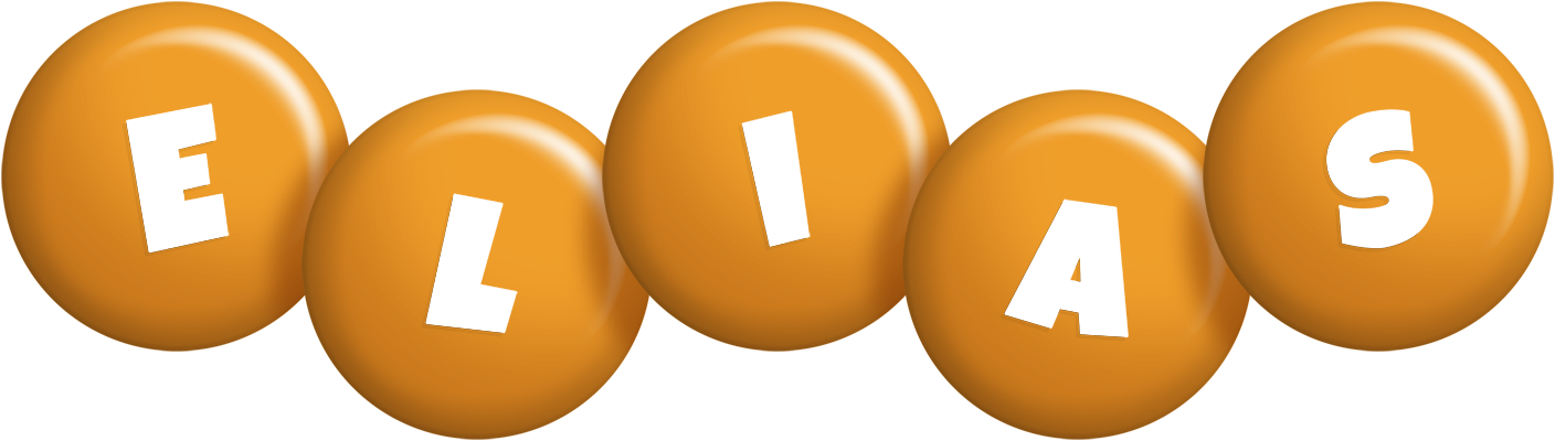 Elias candy-orange logo