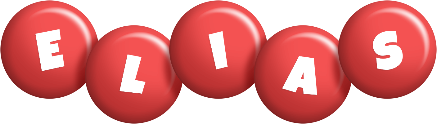 Elias candy-red logo