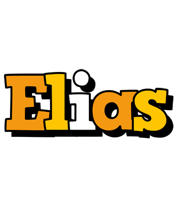 Elias cartoon logo