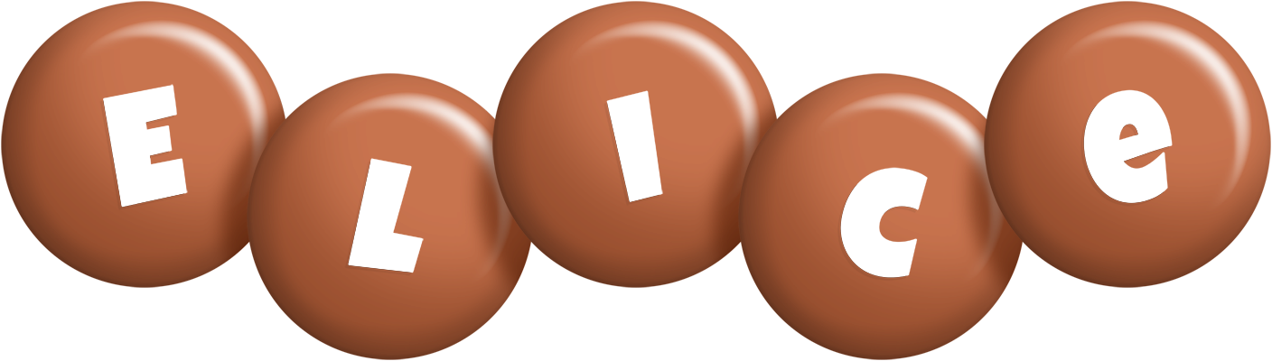 Elice candy-brown logo