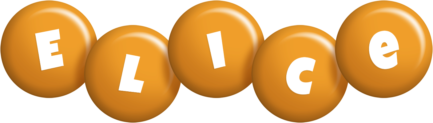 Elice candy-orange logo