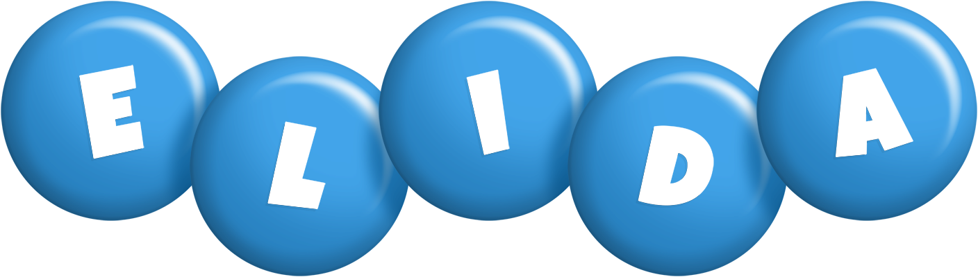 Elida candy-blue logo
