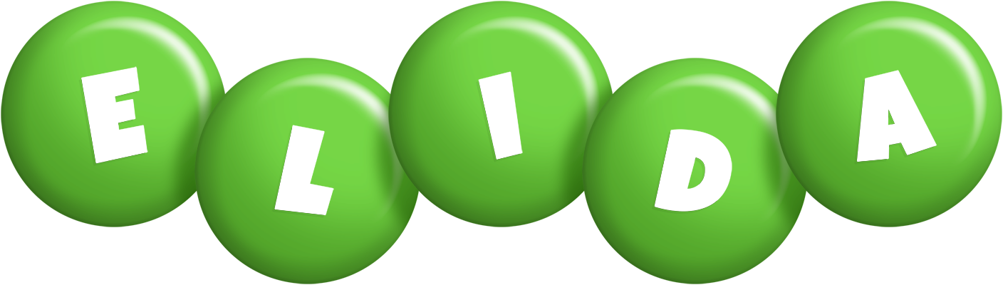 Elida candy-green logo
