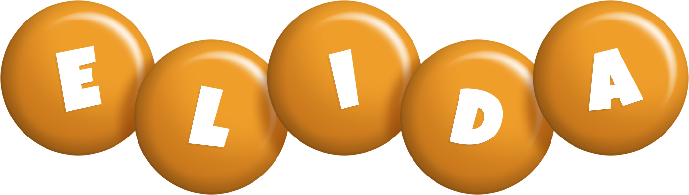 Elida candy-orange logo