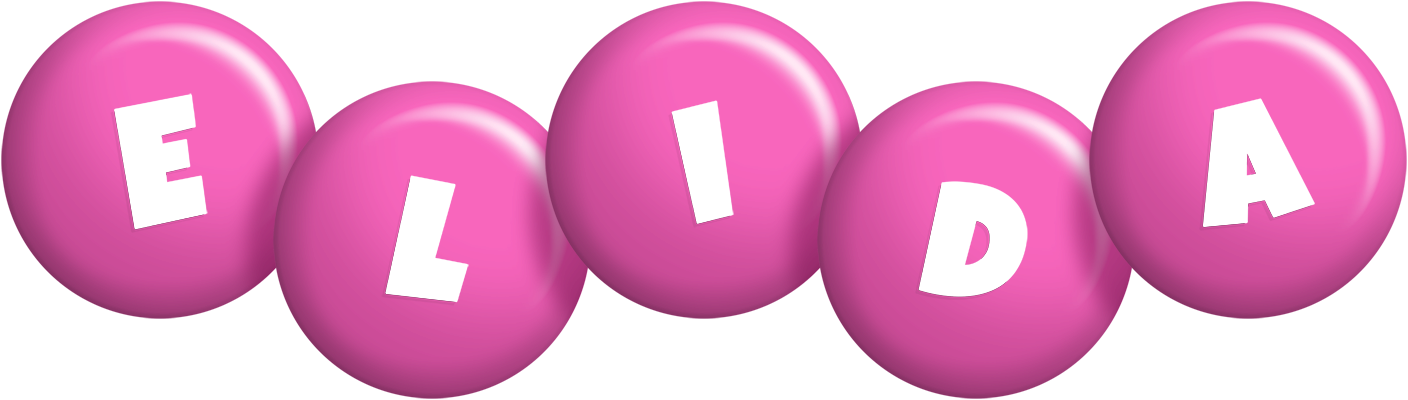 Elida candy-pink logo