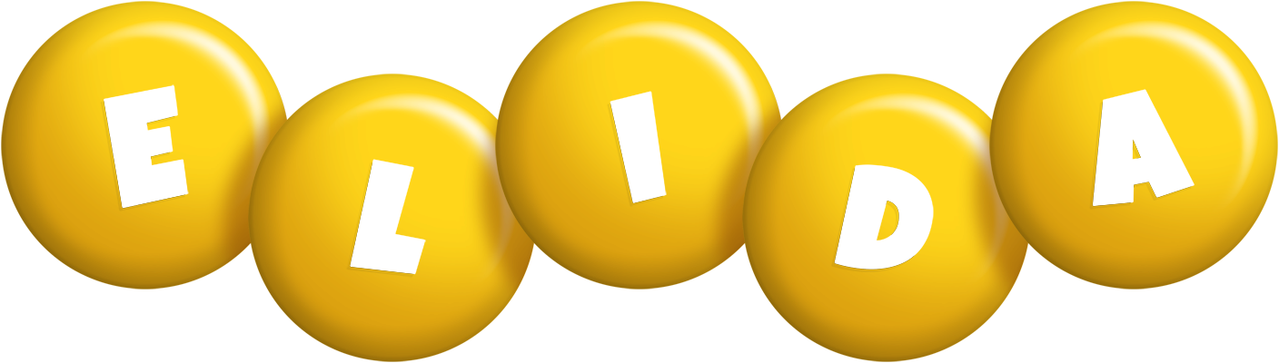 Elida candy-yellow logo