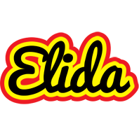 Elida flaming logo