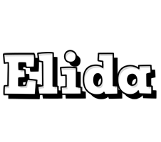 Elida snowing logo