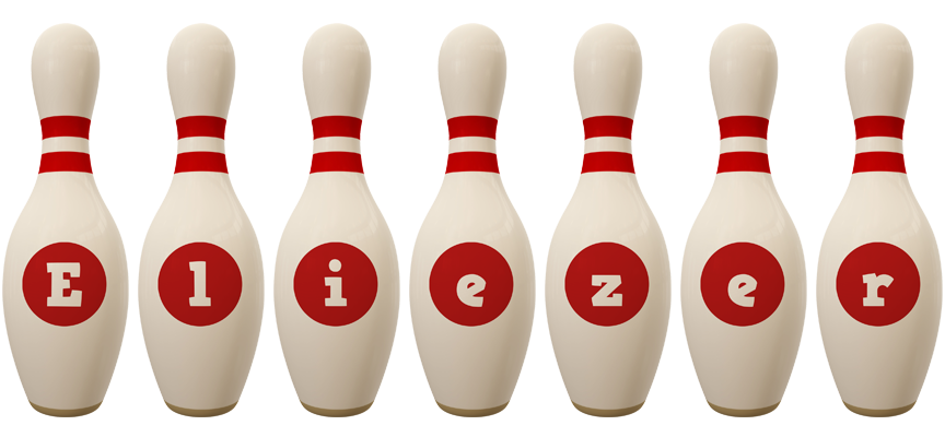Eliezer bowling-pin logo