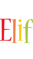 Elif birthday logo