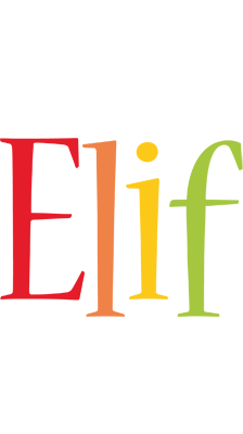 Elif birthday logo