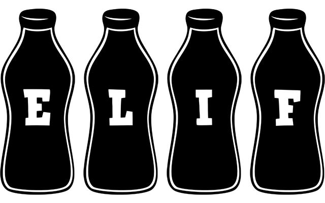 Elif bottle logo
